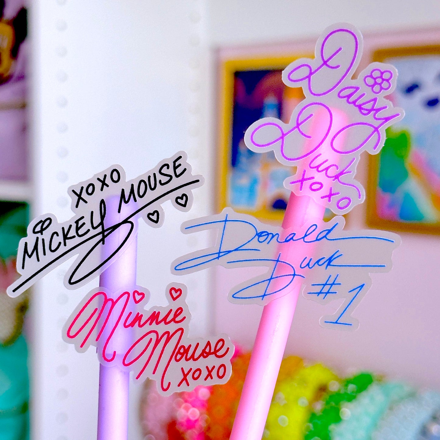 Autographs - Clear Waterproof Sticker