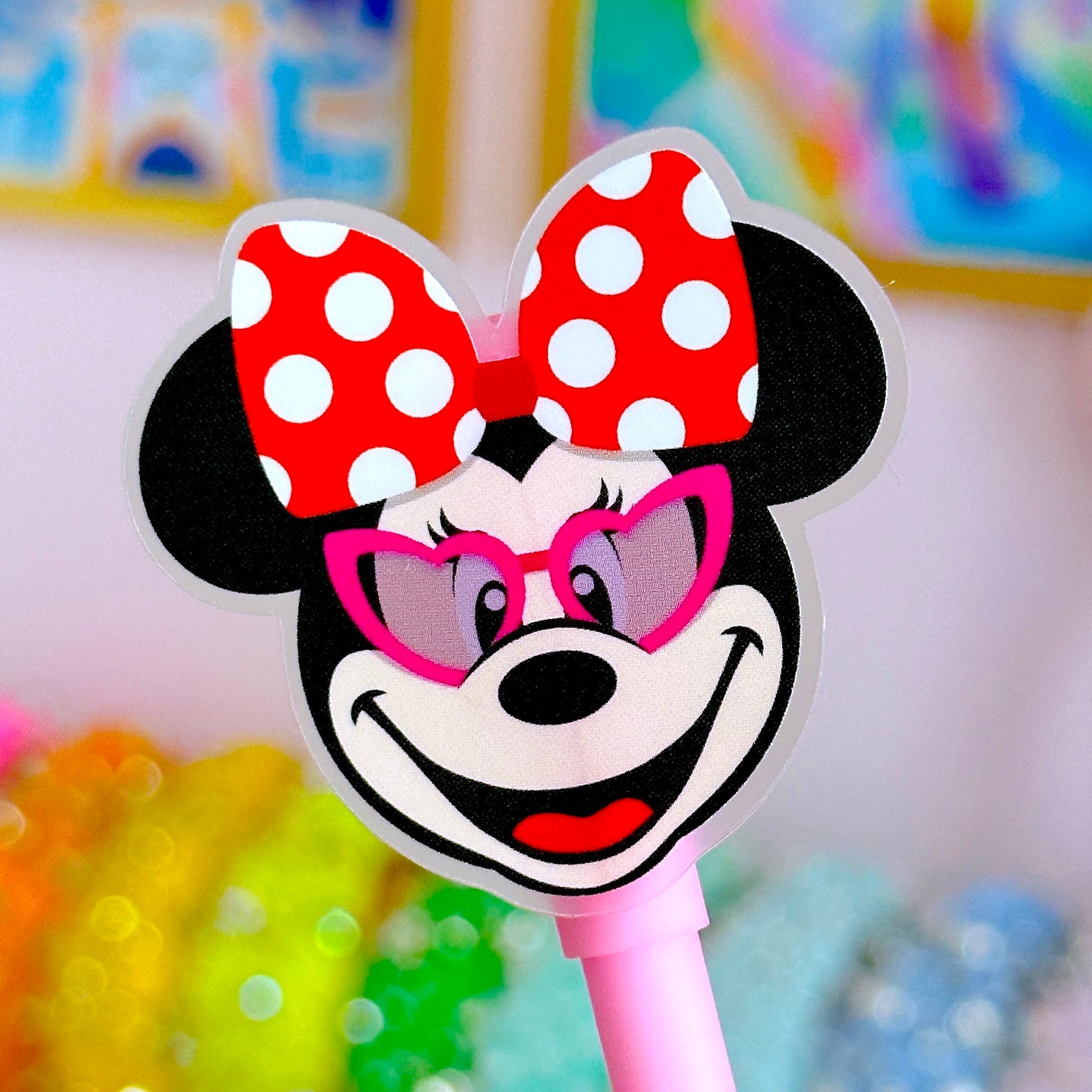 Valentine Mouse - Clear Waterproof Sticker