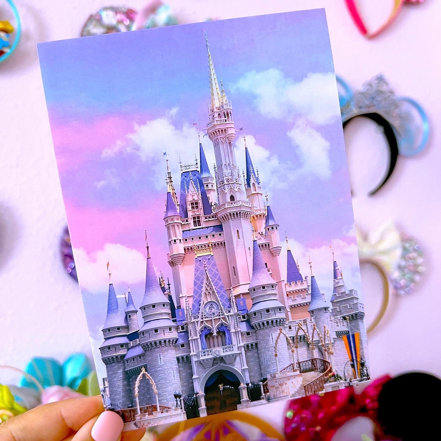 PREMIUM LUXE ART CARD - Purple Castle