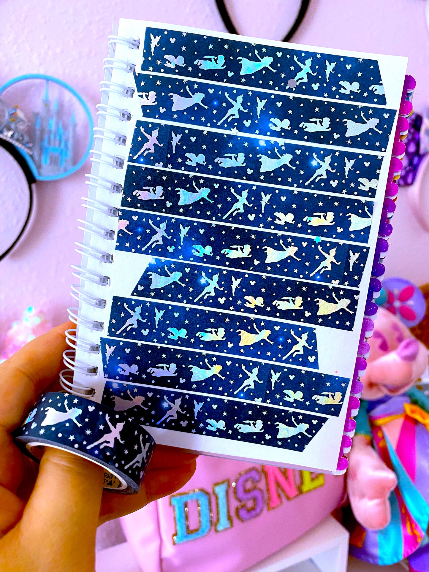 old- $1 DEAL! 15mm Washi Tape - Holographic Peter Pan