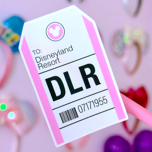 Waterproof Sticker - DL Luggage Tag