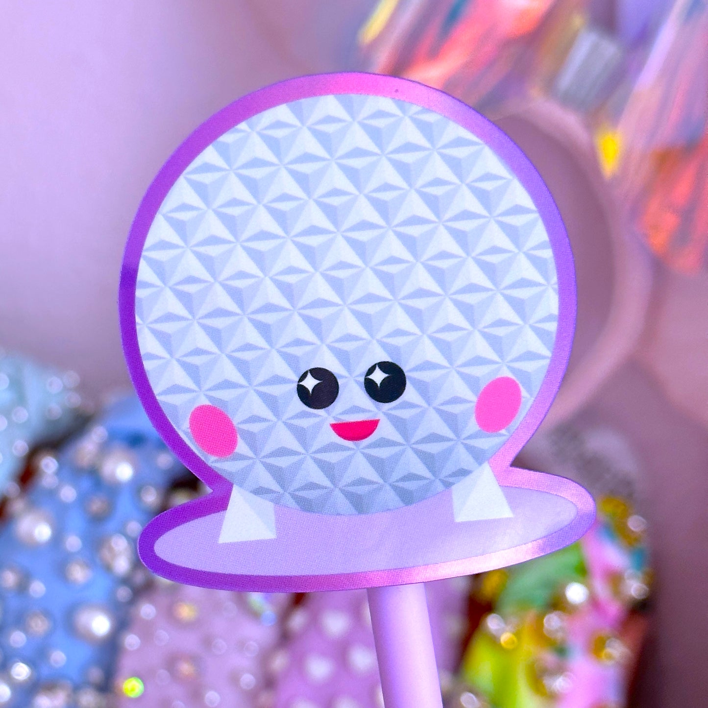 Waterproof Sticker - Kawaii EPCOT Building