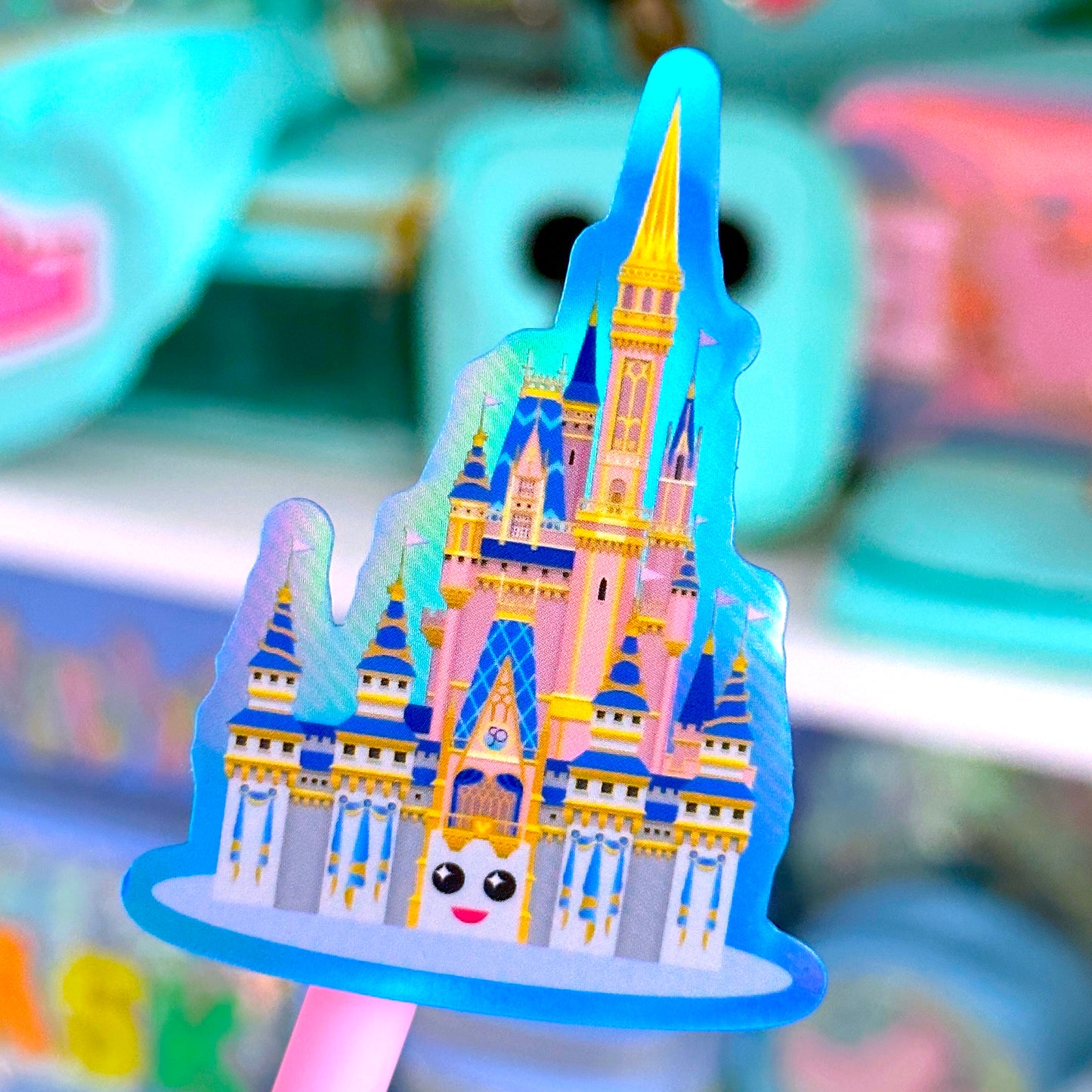 Waterproof Sticker - Kawaii Castle