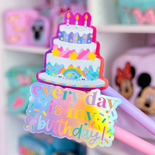 Waterproof Sticker - Birthday Stickers