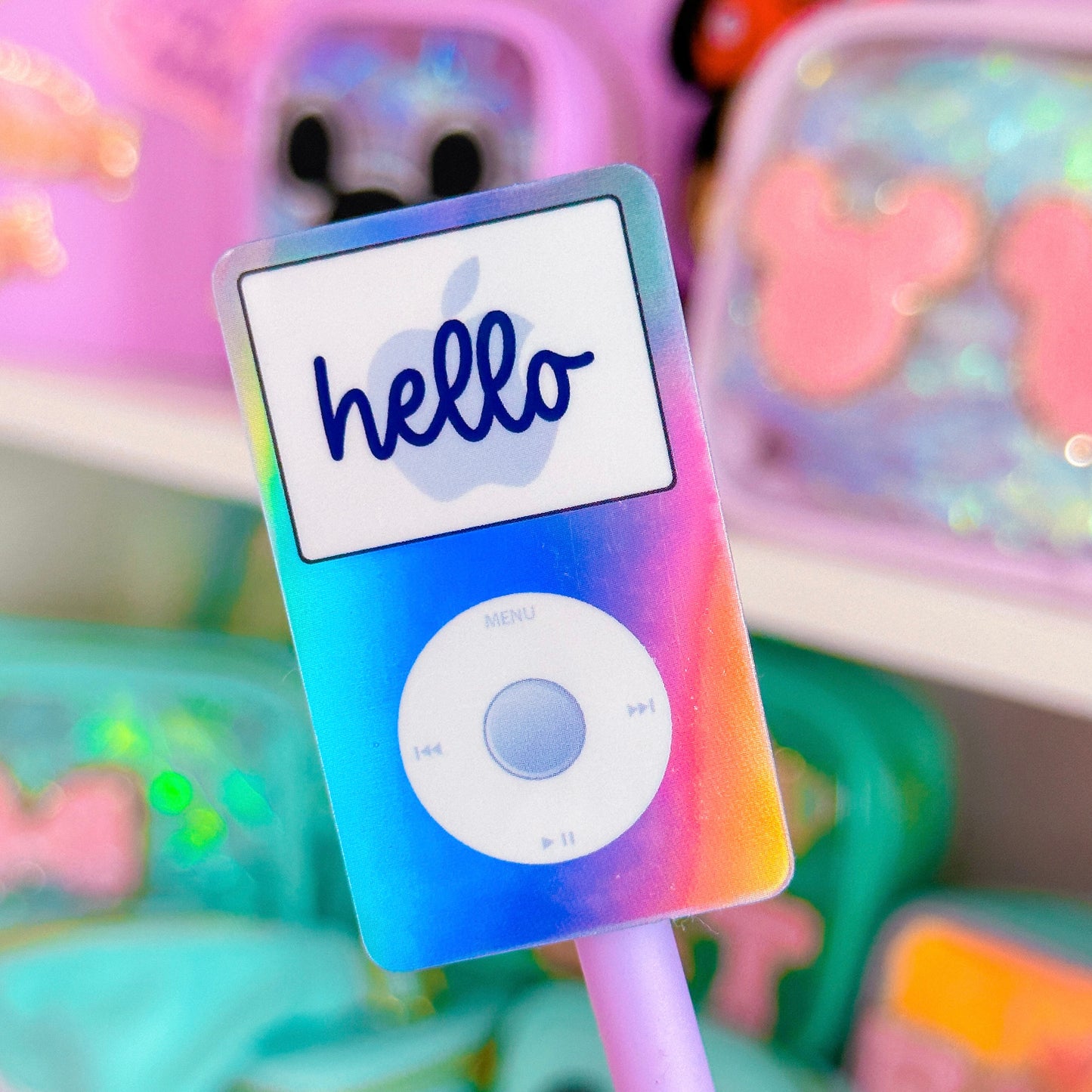 Waterproof Sticker - Purple Y2K Pod