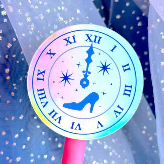 Waterproof Sticker - (Cinderella) Midnight Clock
