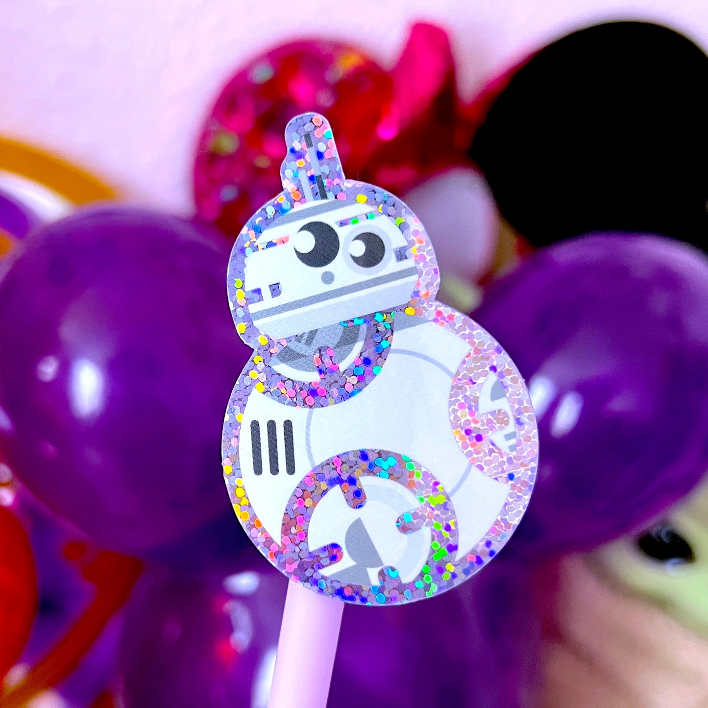 Waterproof Sticker - Droid (Lilac)