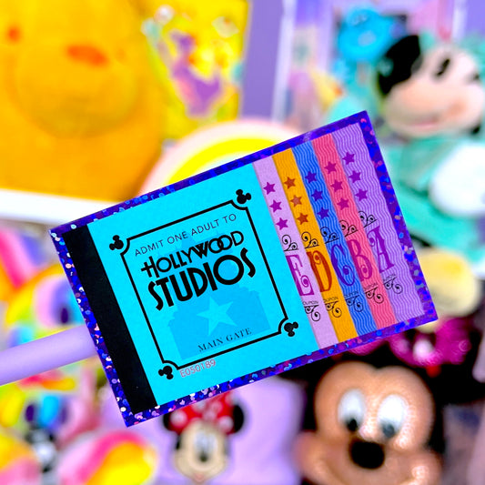 Waterproof Sticker - Ticket Book (Hollywood Studios)