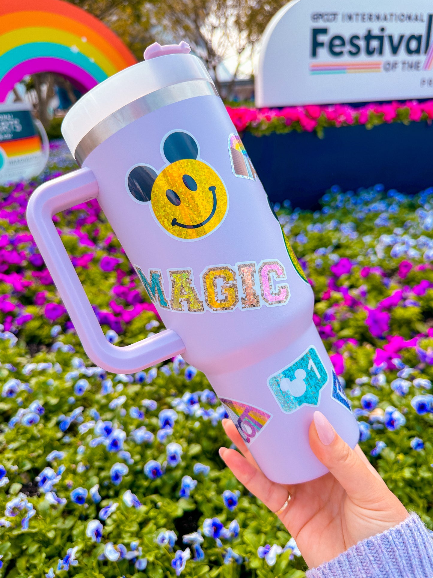 Waterproof Sticker - Epcot Rainbow