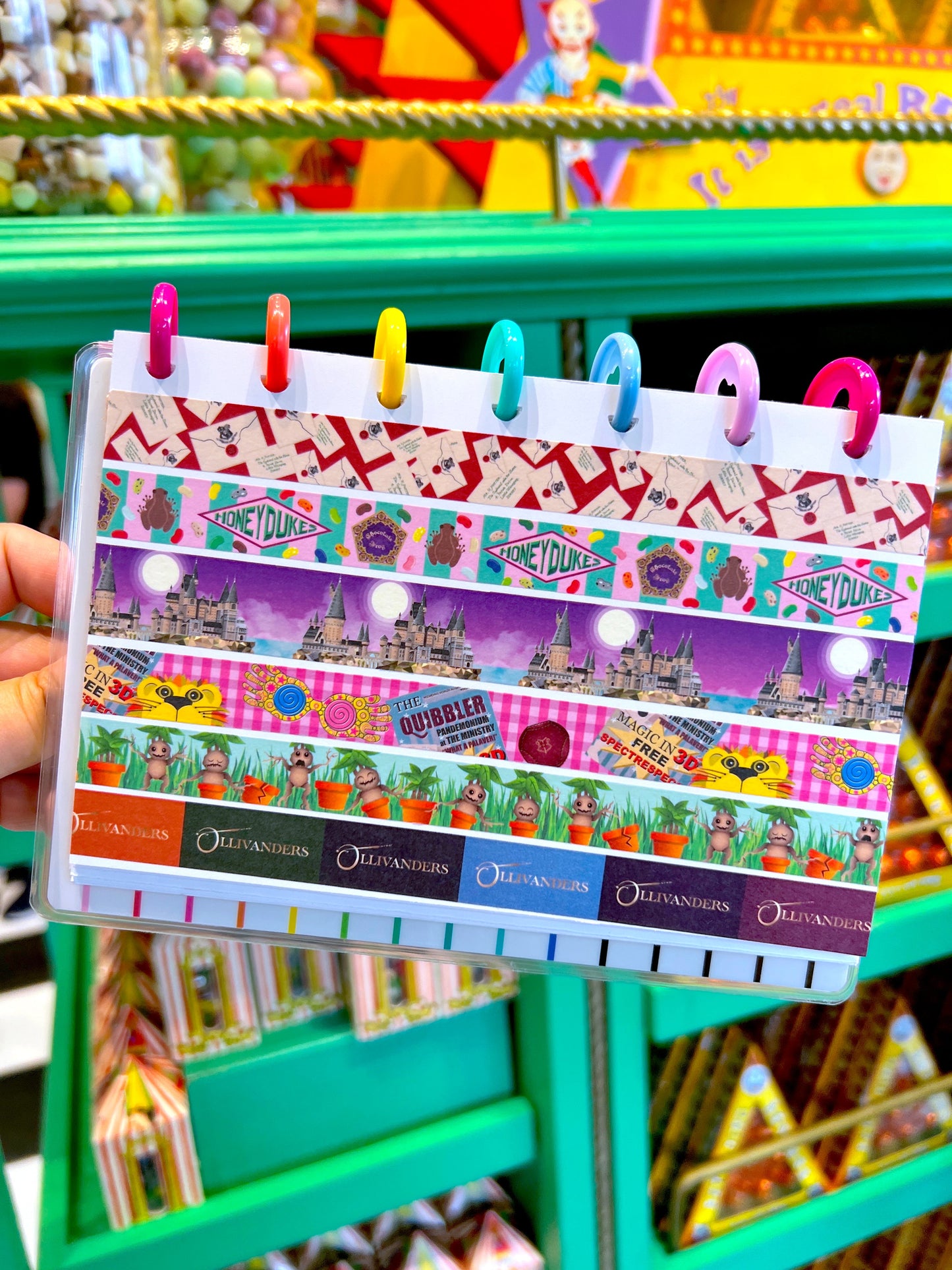 $1 DEAL! 15MM Washi Tape - Wizard Wand Boxes