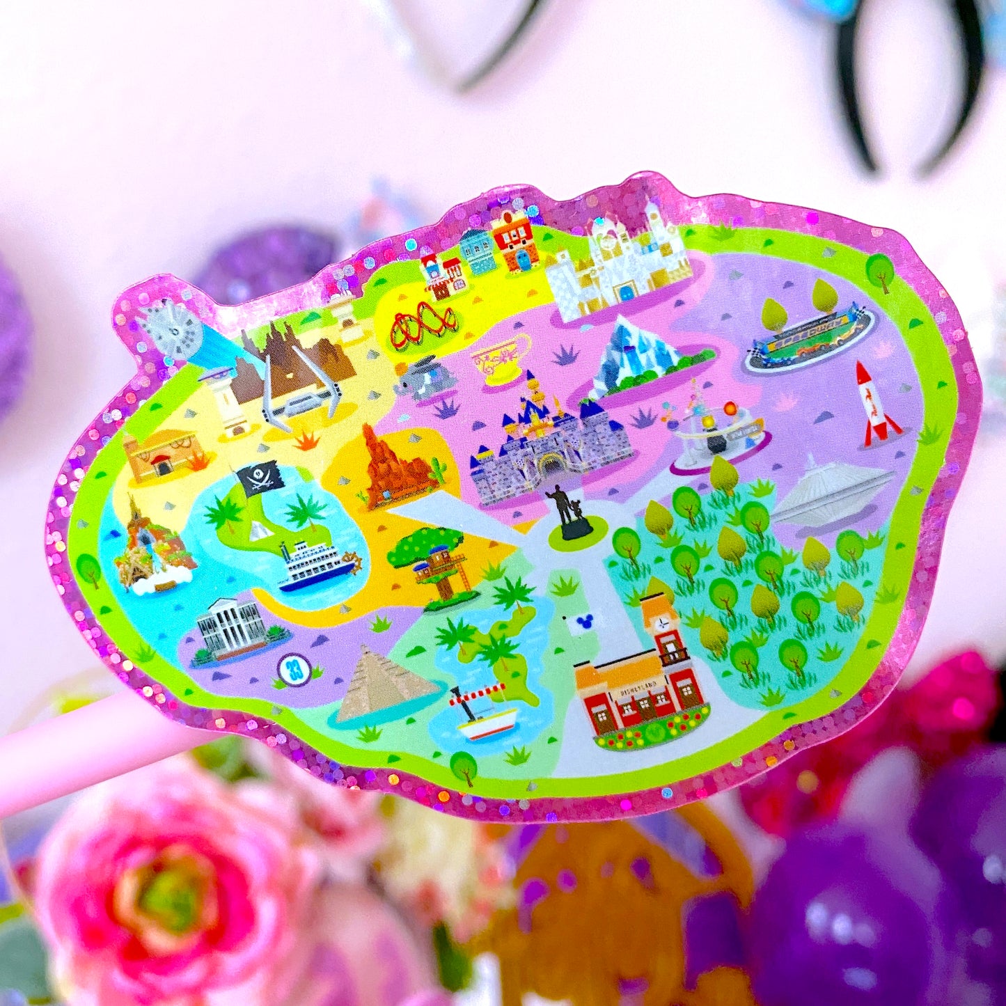 WATERPROOF STICKER - DL MAP