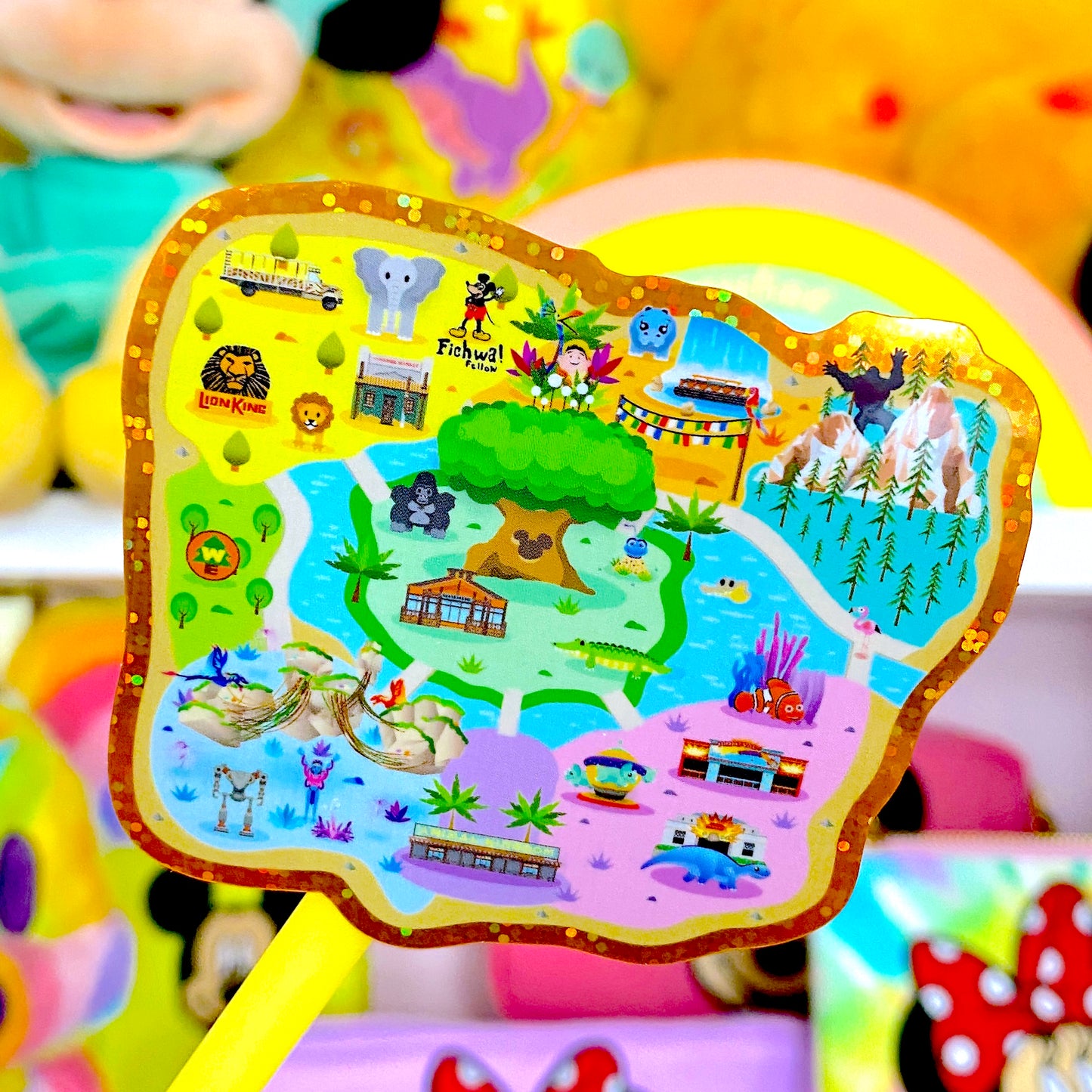 WATERPROOF STICKER - DAK MAP