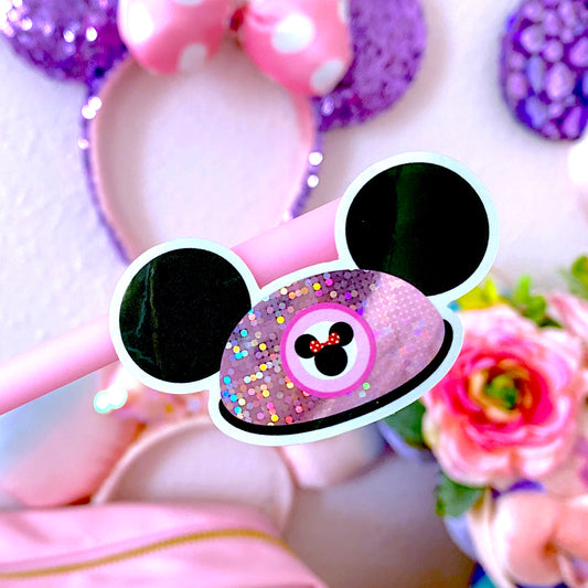 Waterproof Sticker - Vintage Pink Hat