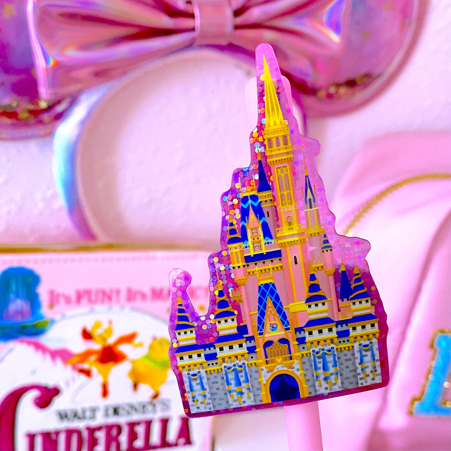 Waterproof Sticker - Sunset Anniversary Castle