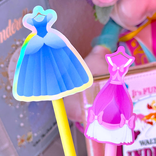 Waterproof Sticker - (Cinderella) Dresses