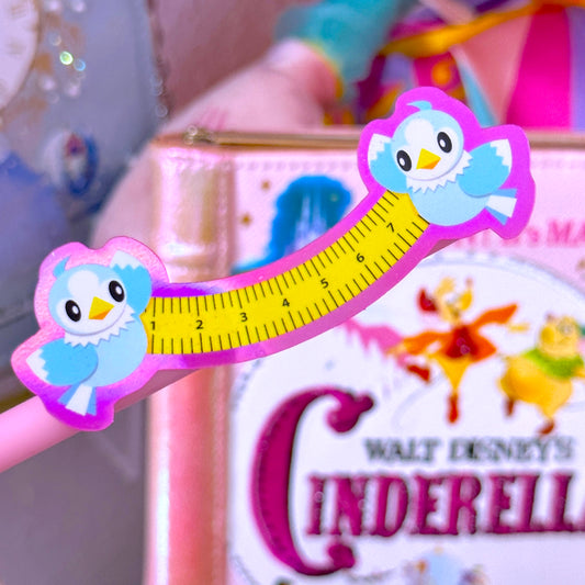 Waterproof Sticker - (Cinderella) Dress Tape + Birds