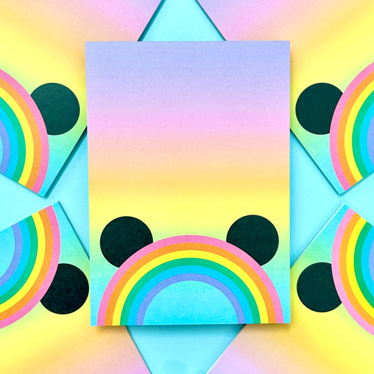 5x7 Notepad - Magical Rainbow