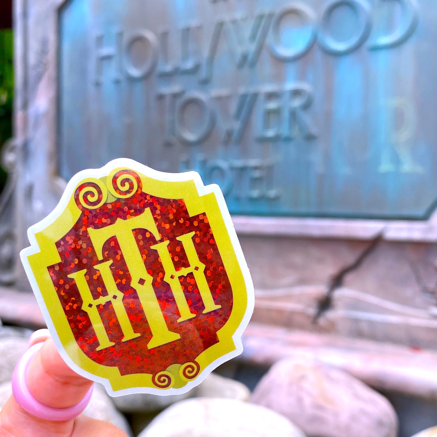 Waterproof Sticker - Hollywood Tower Hotel