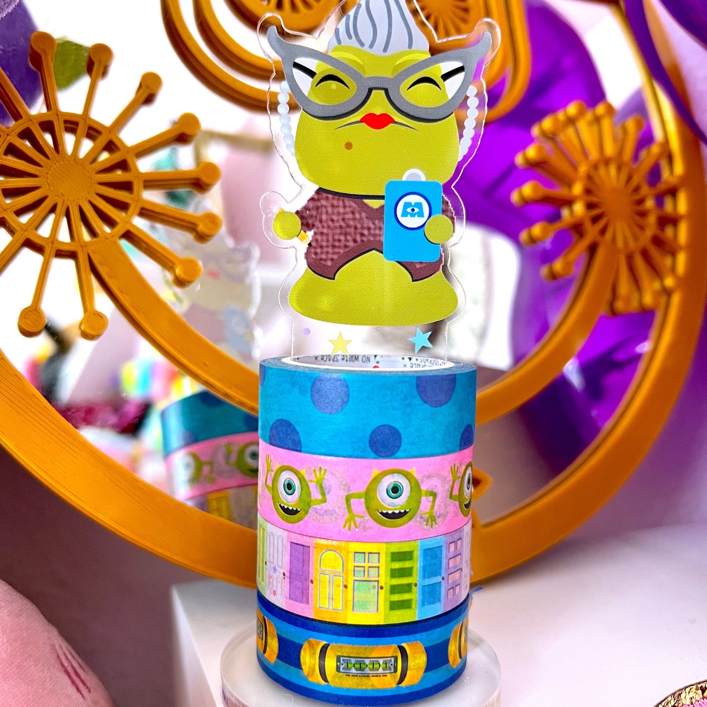 $1 DEAL! 15MM Washi Tape - Scream Cans (MONSTERS INC.)