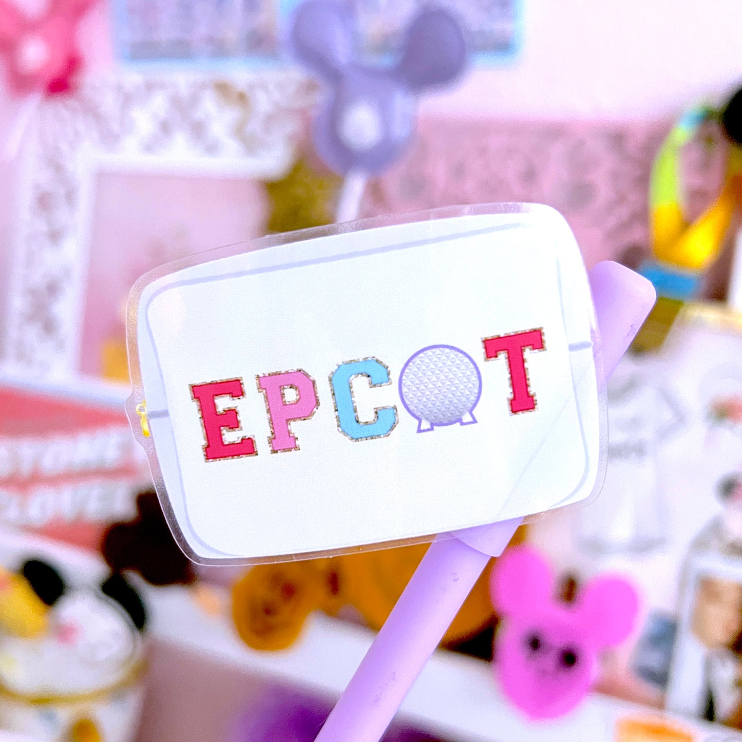 WATERPROOF STICKER - Varsity Pouch E.P.C.O.T.