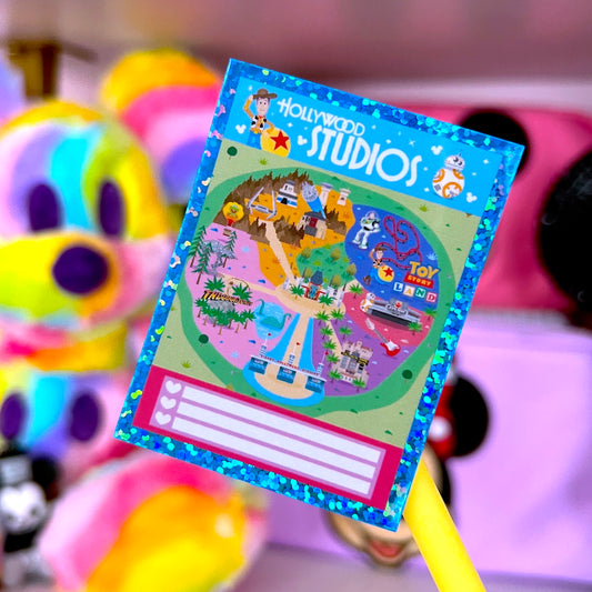 WATERPROOF STICKER - Paper Map (Hollywood Studios)