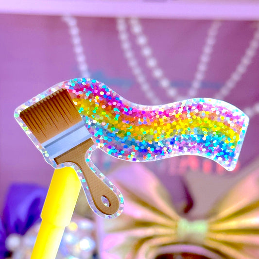 Waterproof Sticker - Rainbow Paint