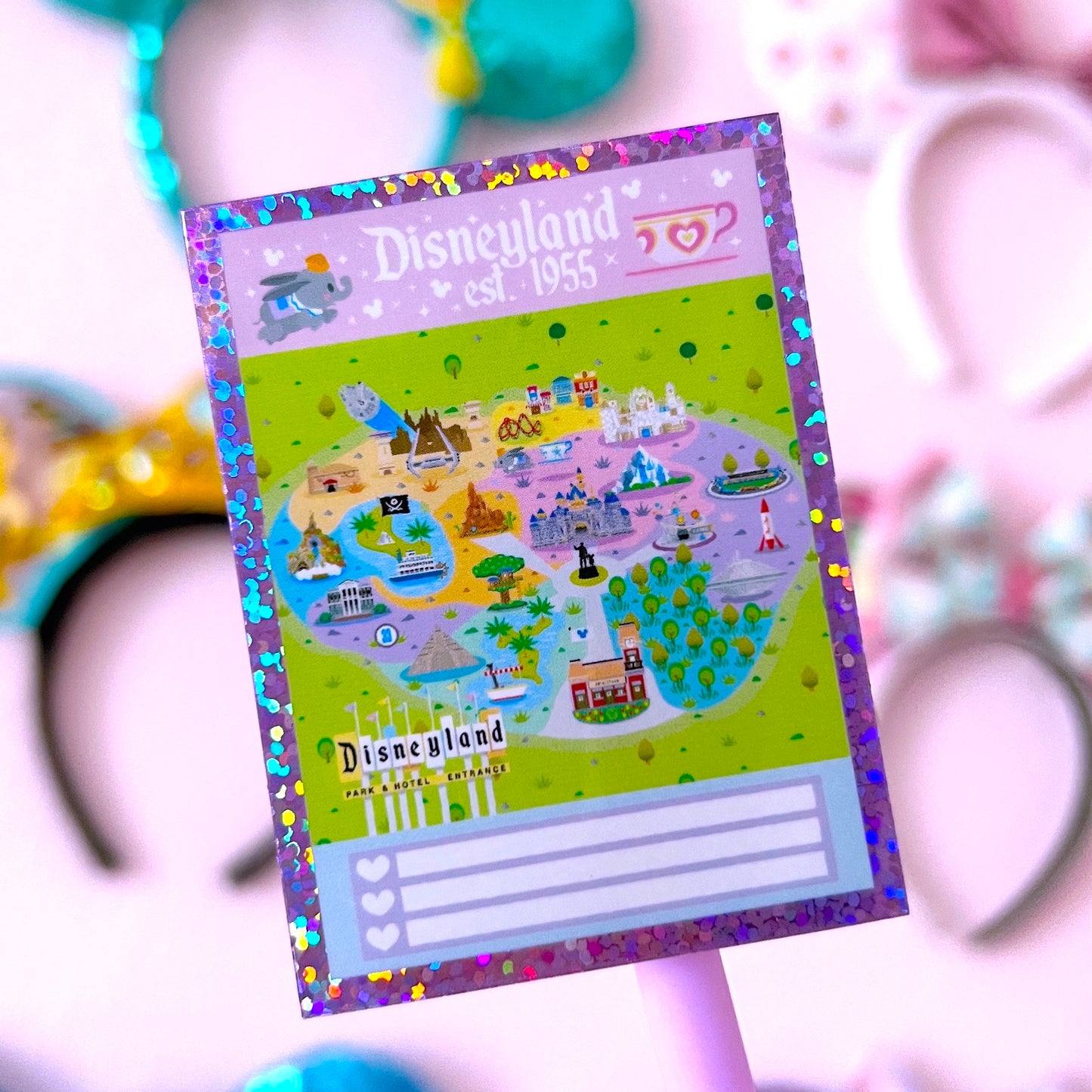 WATERPROOF STICKER - Paper Map (DL)