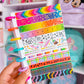 15MM Foiled Washi Tape - Rainbow Ruler