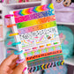 15MM Foiled Washi Tape - Rainbow Chevron
