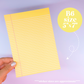 Journaling Paper Sticker - 5x7 Full Page Background Stickers (Pastel Papers)