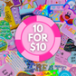10 FOR $10 MYSTERY BAG - Waterproof Stickers (Random + Theme Requests)