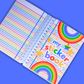 *PRE-ORDER* Reusable Sticker Book (Peel 'n Stick) - Notebook Paper - *SHIPS EARLY/MID OCTOBER* (Copy)
