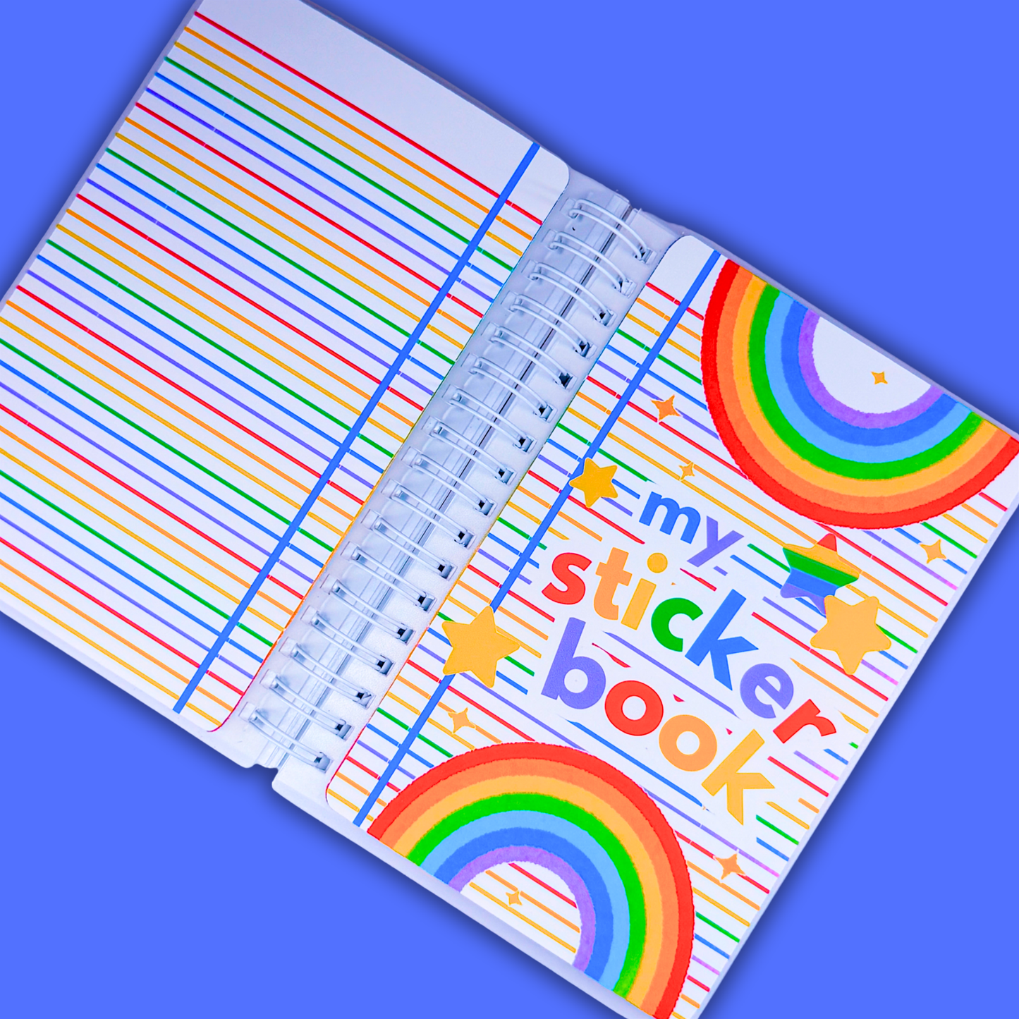 *PRE-ORDER* Reusable Sticker Book (Peel 'n Stick) - Notebook Paper - *SHIPS EARLY/MID OCTOBER* (Copy)