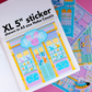 XL PAPER Journal STICKER - 2026 Storefront Die Cuts