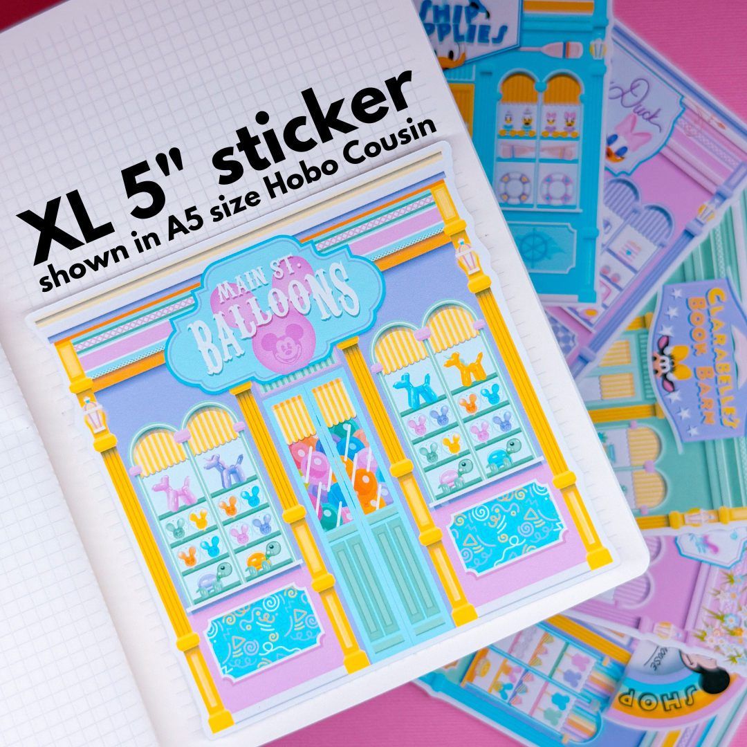 XL PAPER Journal STICKER - 2026 Storefront Die Cuts