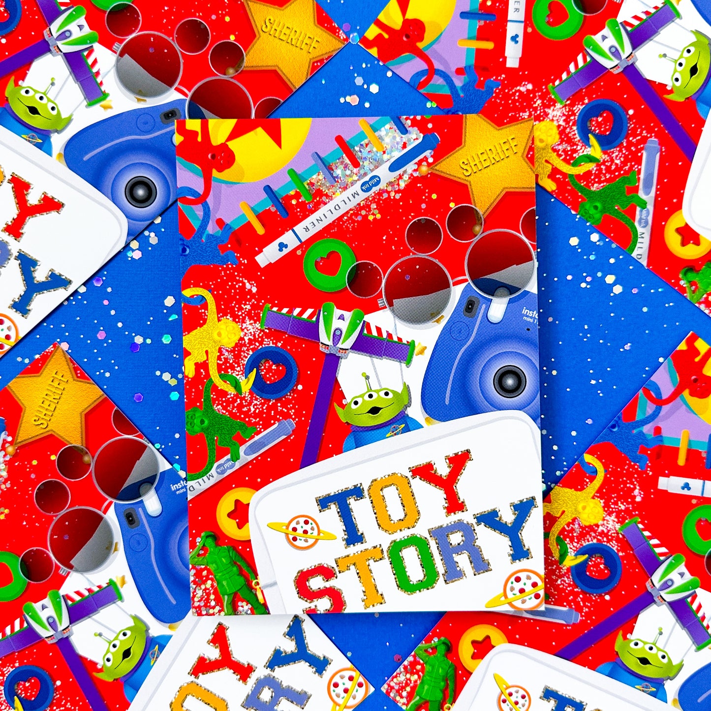 *DIGITAL DOWNLOAD ONLY* Original Flatlay 5x7 - ANDY'S TOYS