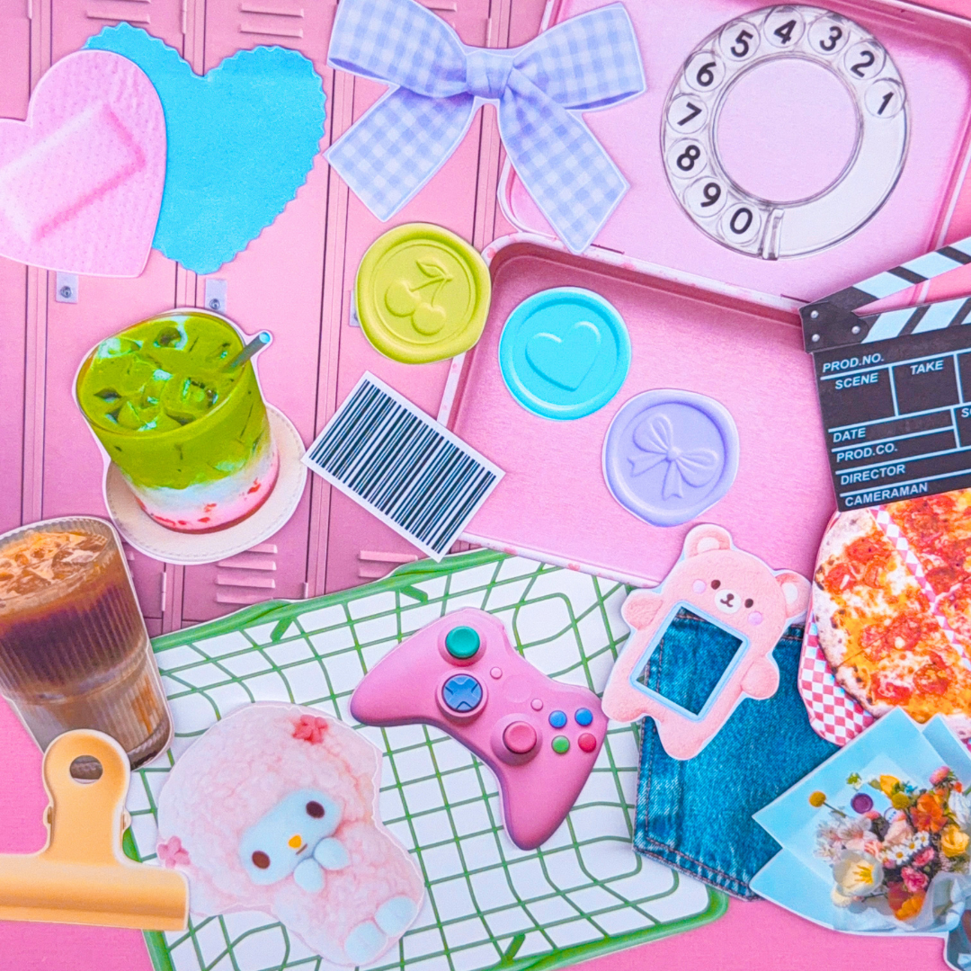 STICKER SCRAP PACK - Trendy Girl