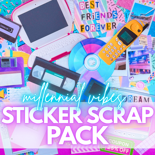 STICKER SCRAP PACK - Millennial Vibes