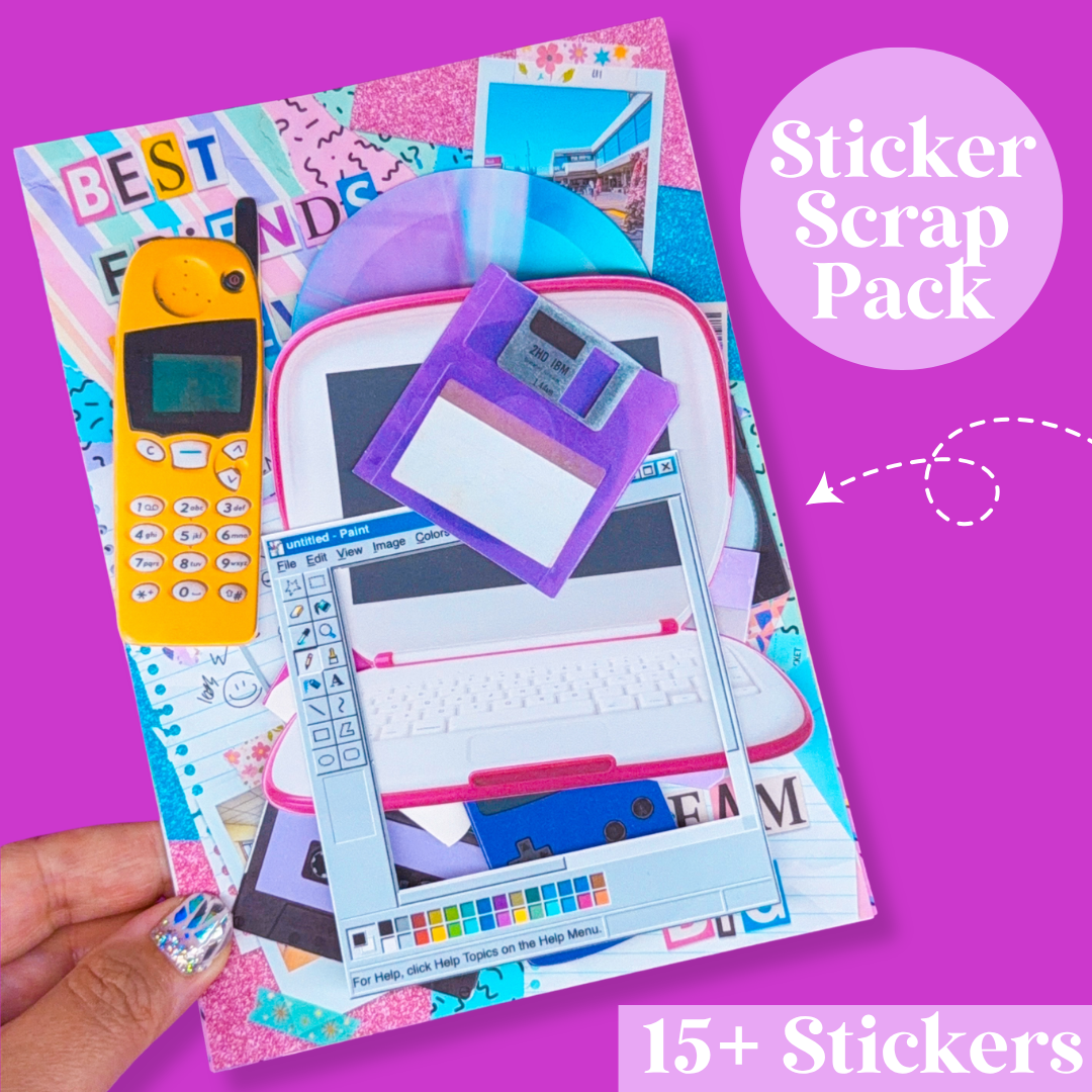STICKER SCRAP PACK - Millennial Vibes