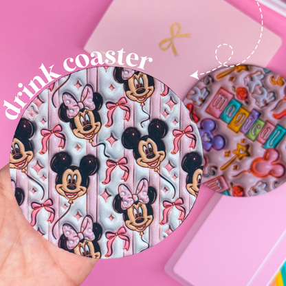 Drink Coaster - 3D Puffy Magic
