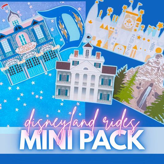 STICKER SCRAP PACK - Mini DL Rides