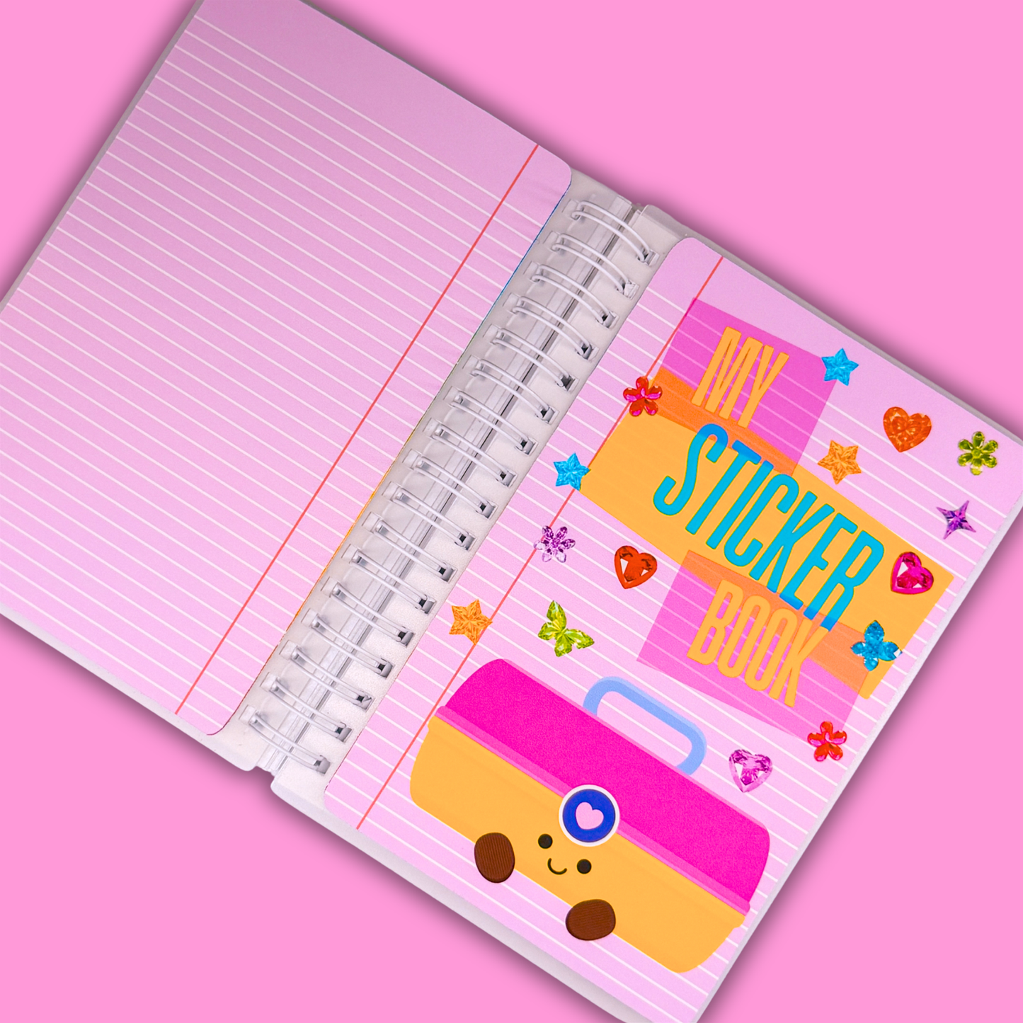 *PRE-ORDER* Reusable Sticker Book (Peel 'n Stick) - Notebook Paper - *SHIPS EARLY/MID OCTOBER* (Copy)