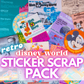 STICKER SCRAP PACK - Retro WDW