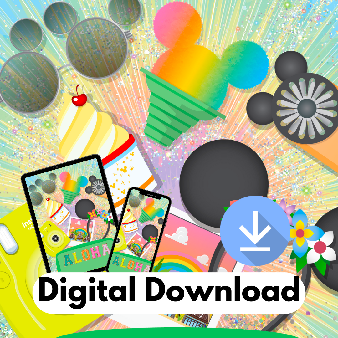 *DIGITAL DOWNLOAD ONLY* Original Flatlay 5x7 - Aulani