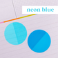 Transparent Sticky Notes - 1.6 x1.6 (NEON Circles)