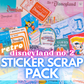 STICKER SCRAP PACK - Retro DLand No. 2