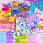 STICKER SCRAP PACK - Vintage Rainbow Disneyland