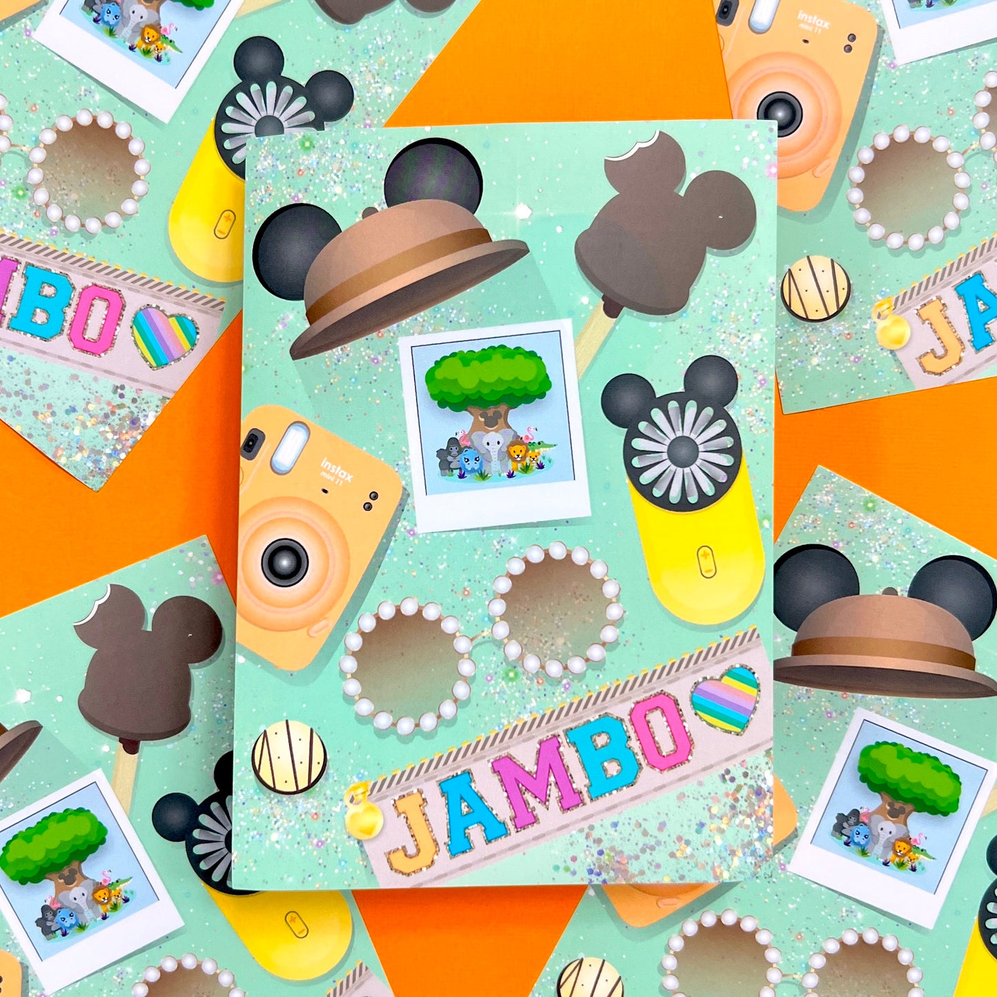 *DIGITAL DOWNLOAD ONLY* Original Flatlay 5x7 - Animal Kingdom