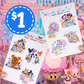 $1 SALE ITEM - CLEAR Waterproof Sticker Sheet - Heeler Holidays