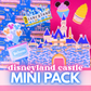 STICKER SCRAP PACK - MINI Disneyland Castle